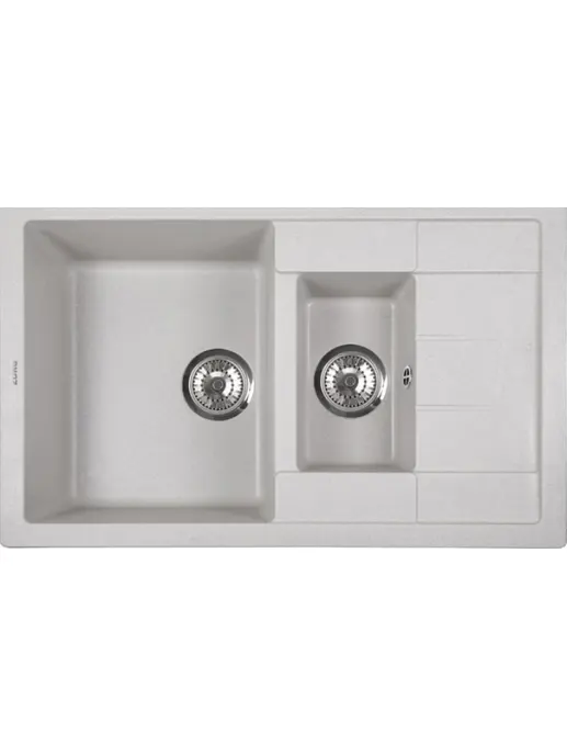 Кухонная мойка GranFest GF-Q775KL (иней)