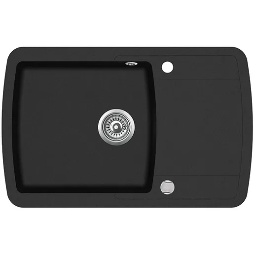 Мойка AquaSanita Lira SQL 101 601 AW black metallic