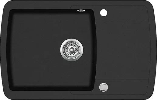 Мойка AquaSanita Lira SQL 101 601 AW black metallic