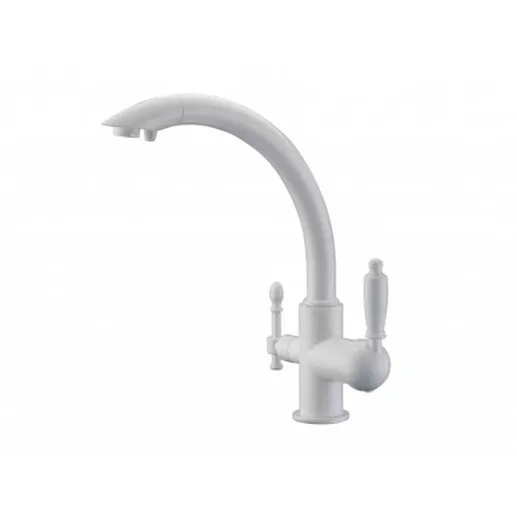 Смеситель для кухни ZorG ZR 314 YF-33 WHITE