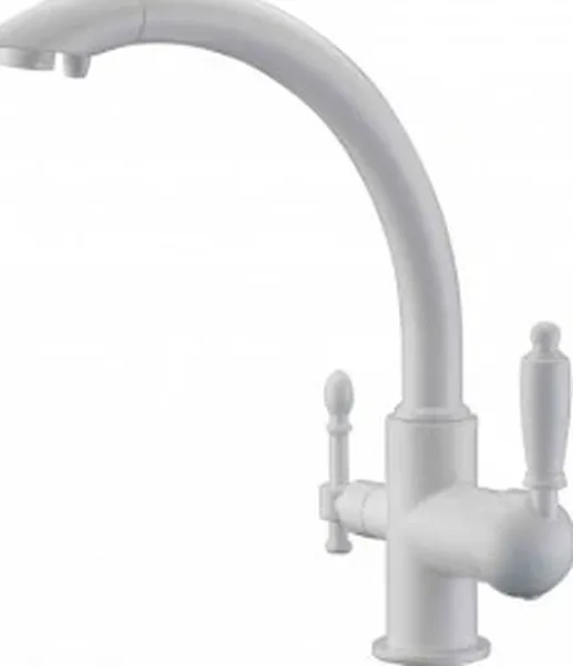 Смеситель для кухни ZorG ZR 314 YF-33 WHITE
