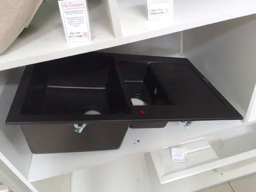 Мойка AquaSanita Tesa SQT 151 601 AW black metallic