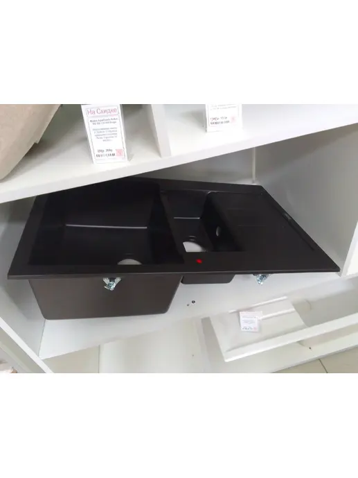 Мойка AquaSanita Tesa SQT 151 601 AW black metallic