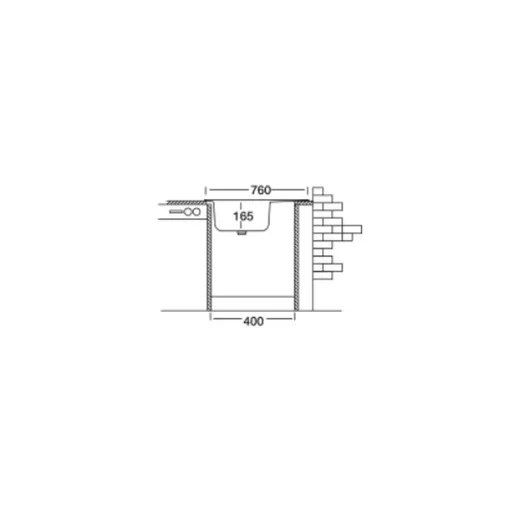Мойка кухонная Kromevye EC 240 D