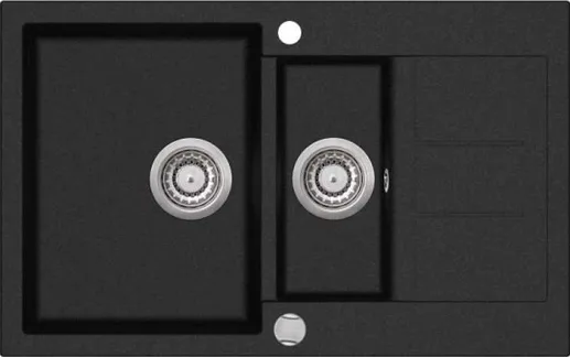 Мойка AquaSanita Tesa SQT 151 601 AW black metallic