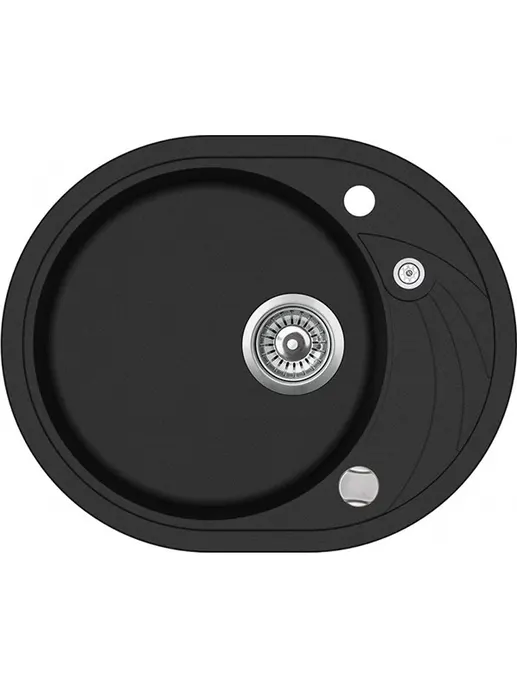Мойка AquaSanita Clarus SR 102 601 АW black metallic