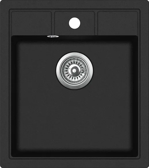 Мойка AquaSanita Nova SQN 100 601 W black metallic