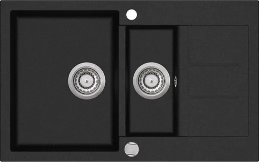 Мойка AquaSanita Tesa SQT 151 601 AW black metallic