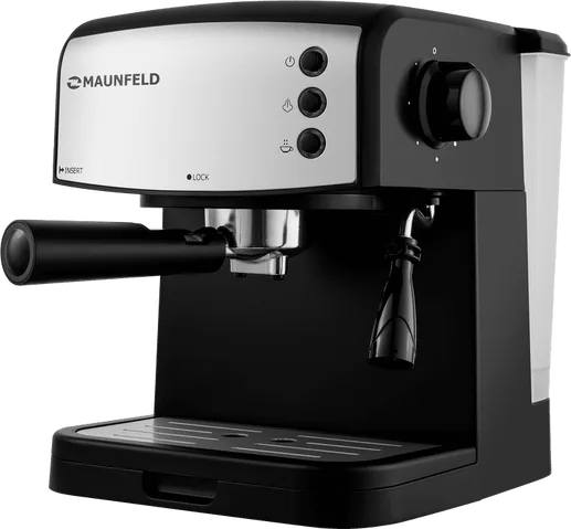 Кофемашина рожкового типа MAUNFELD MF-734BK