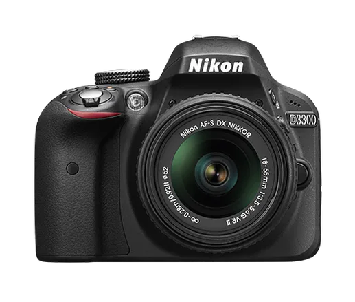 Цифровая фотокамера Nikon D3300 комплект с 18-55VR II черный