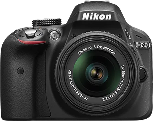 Цифровая фотокамера Nikon D3300 комплект с 18-55VR II черный
