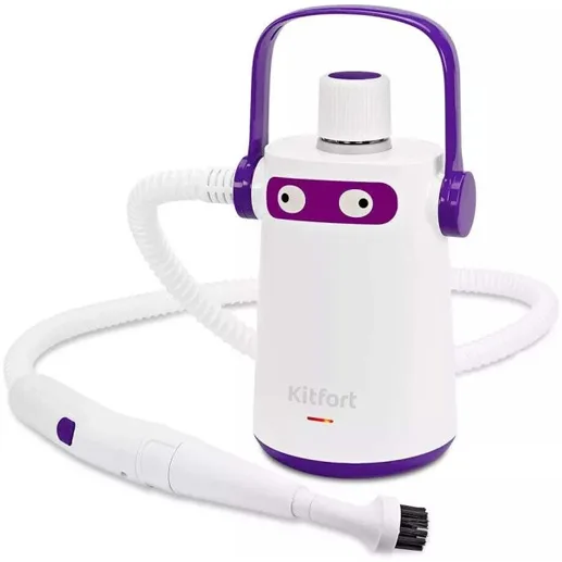 Пароочиститель КТ-9109-1 (бело-фиолетовый)