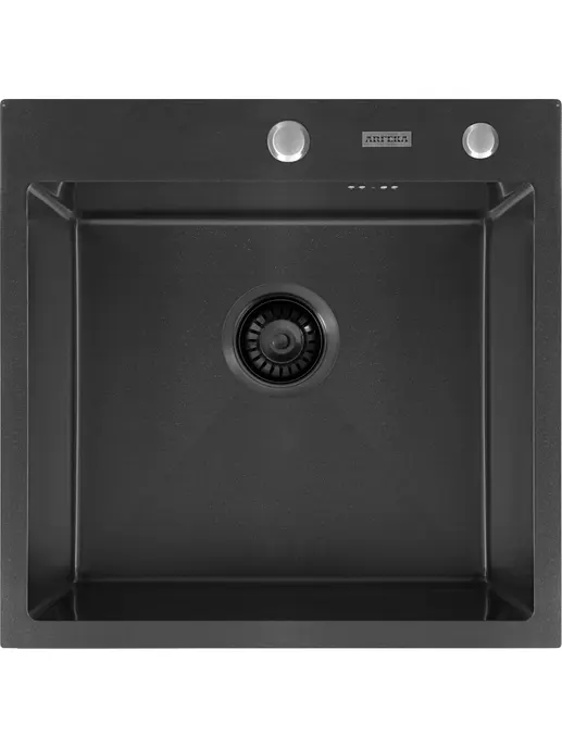 Мойка ARFEKA ECO AR 500*500 BLACK PVD NANO DECOR
