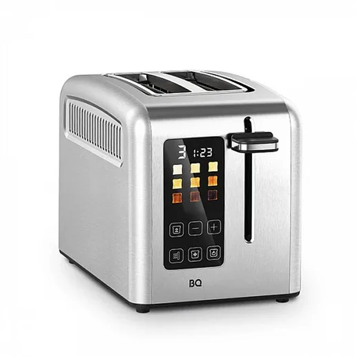 Тостер BQ T2002 Стальной-Черный