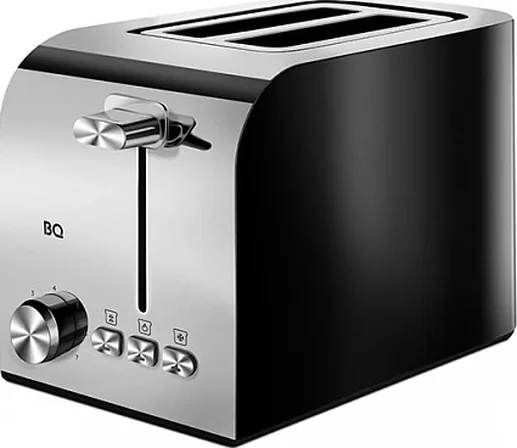 Тостер BQ T2000 Стальной-Черный