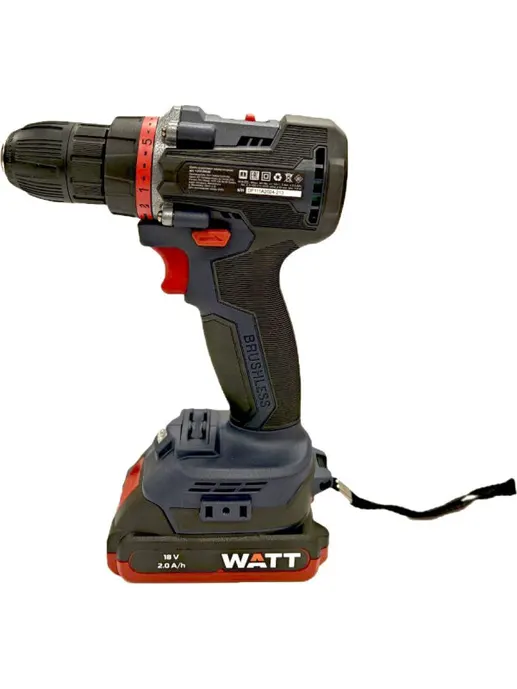 1.018.050.00 Шуруповерт WATT WAS-18 Li-2BL (2x2.0 Ah)