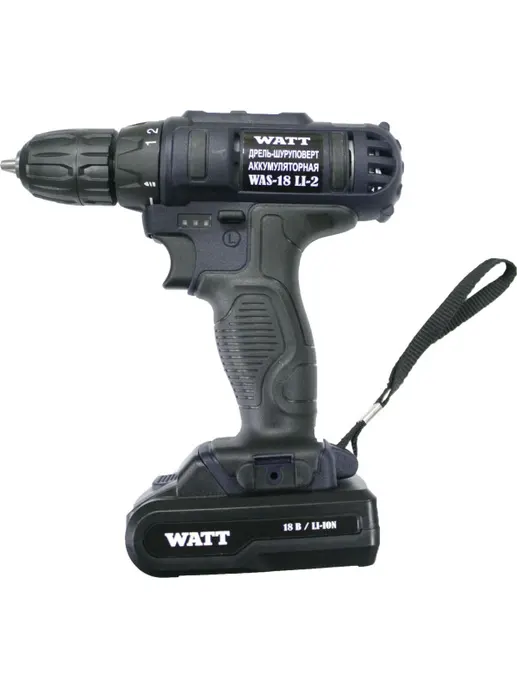 1.018.031.12 Шуруповерт WATT WAS-18Li-2