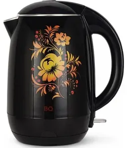 Чайник электрический BQ KT1702P Черный-Цветы на скидке
