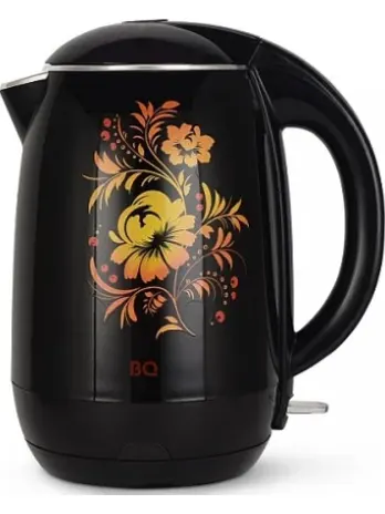 Чайник электрический BQ KT1702P Черный-Цветы