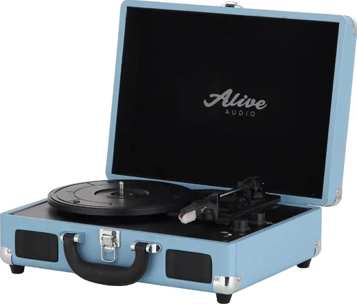 Виниловый проигрыватель Alive Audio VIBE MIM-01-BL