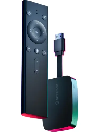 Smart-TV приставка Sber Box (SBDV-00004) с голосовым ассистентом Салют
