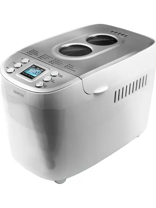 Хлебопечка Centek CT-1415 (белсталь) 1500 г БОЛЬШОЙ ОБЪЁМ, 860Вт, 15 п
