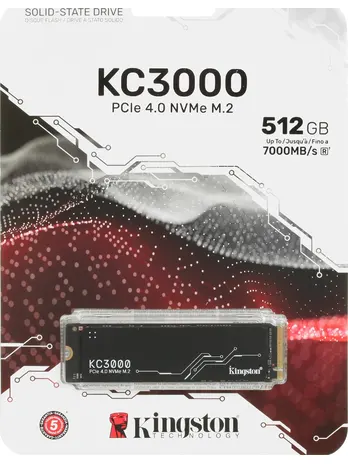 Накопитель SSD диск Kingston KC3000 512GB (SKC3000S/512G)