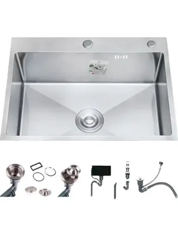 DS6050 Кухонная мойка 600*500*200mm , нержавеющая сталь с сифоном
