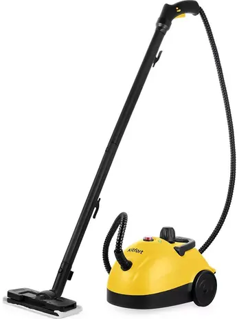 Пароочиститель KITFORT KT-9136-1 черно-желтый