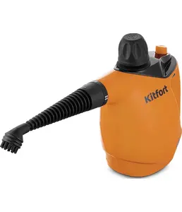 Пароочиститель KITFORT KT-9140-2 черно-оранжевый на скидке