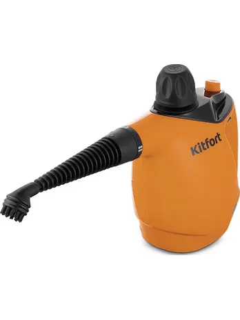 Пароочиститель KITFORT KT-9140-2 черно-оранжевый
