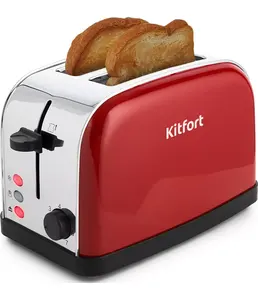 Тостер KITFORT KT-2014-3 красный на скидке