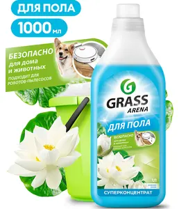 Средство моющее для пола GraSS "Arena" (водяная лилия) 1 л. на скидке