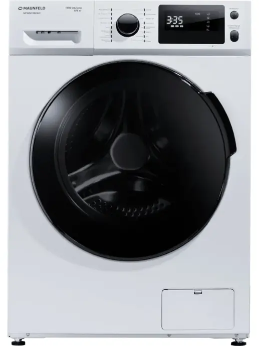 Стиральная машина c сушкой инвертором и паром MAUNFELD MFWM1586WH