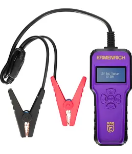 Тестер аккумуляторный Ermenrich Zing AL40, фиолетовый на скидке