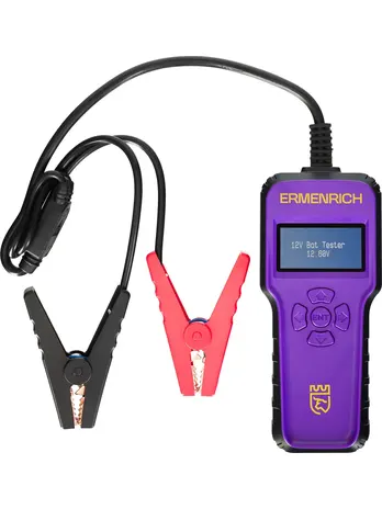 Тестер аккумуляторный Ermenrich Zing AL40, фиолетовый