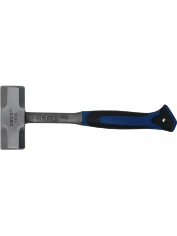 Кувалда цельнокованая с обрезиненной рукояткой Oasis Pro 1800 г_103010