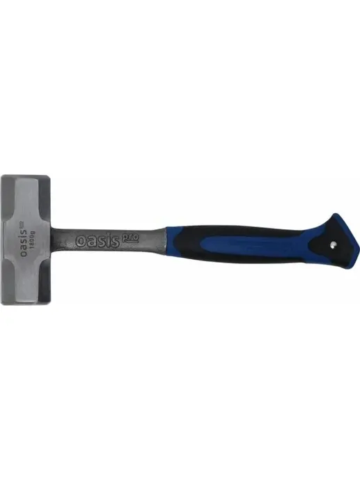 Кувалда цельнокованая с обрезиненной рукояткой Oasis Pro 1800 г_103010