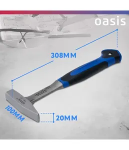 Молоток слесарный цельнокованый с обрезиненной рукояткой Oasis Pro 300 на скидке