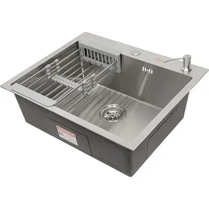 DS6050 Кухонная мойка 600*500*200mm , нержавеющая сталь с сифоном