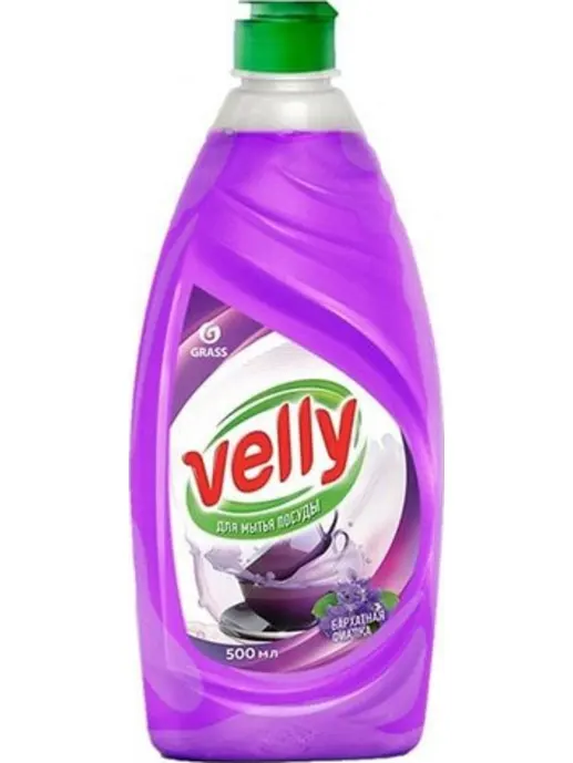 Средство для мытья посуды GraSS «Velly», бархатная фиалка 500 мл арт.1
