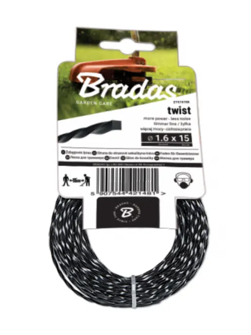 Леска плетеная BRADAS 3,0мм/15м арт.ZTS3015K