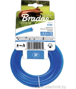 Леска звезда BRADAS 1,3мм/15м арт.ZTG1315K на скидке
