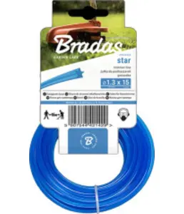Леска квадратная BRADAS 1,3мм/15м арт.ZTK1315K на скидке