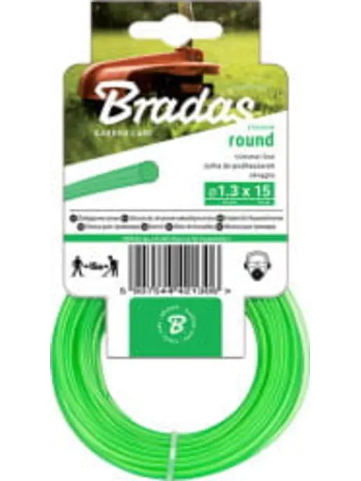 Леска круглая BRADAS 1,3мм/15м арт.ZTO1315K