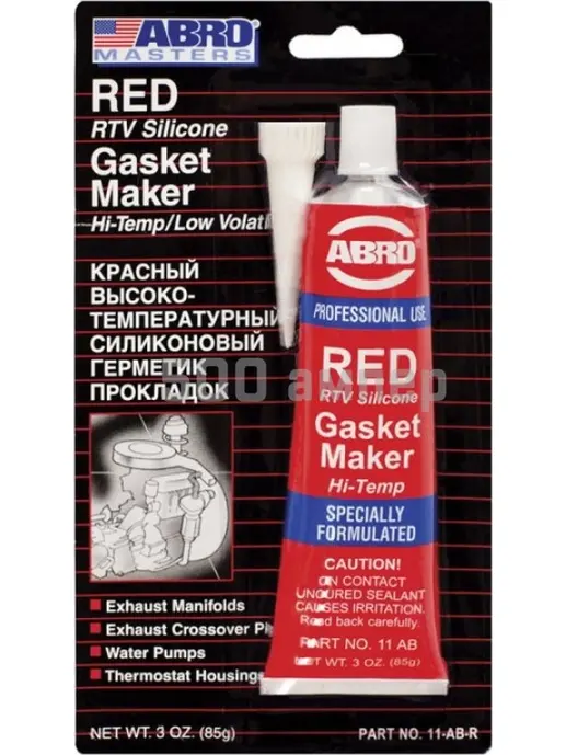11-AB-CH ABRO Гермет.сил.красн. 85г