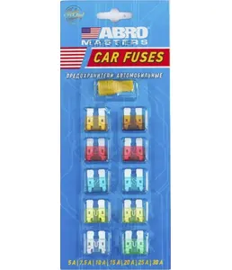 FU-AI384 ABRO Набор предохр.с индикатор.10шт на скидке