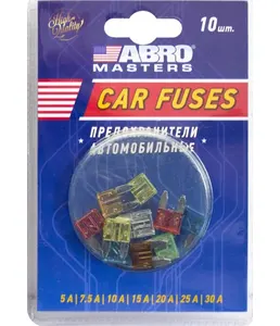 FU-AI370-7 ABRO Набор предохранителей МИНИ10шт на скидке