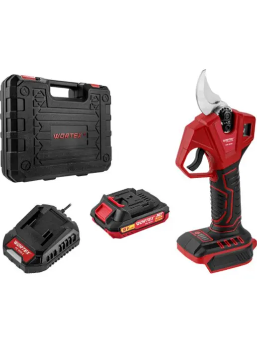 Аккум. секатор WORTEX CBS 2030 в чем. ALL1 SET, БЕСЩЕТ., 18 В,