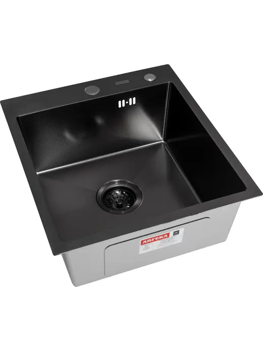 Мойка ARFEKA ECO AR 450*500 BLACK PVD NANO DECOR